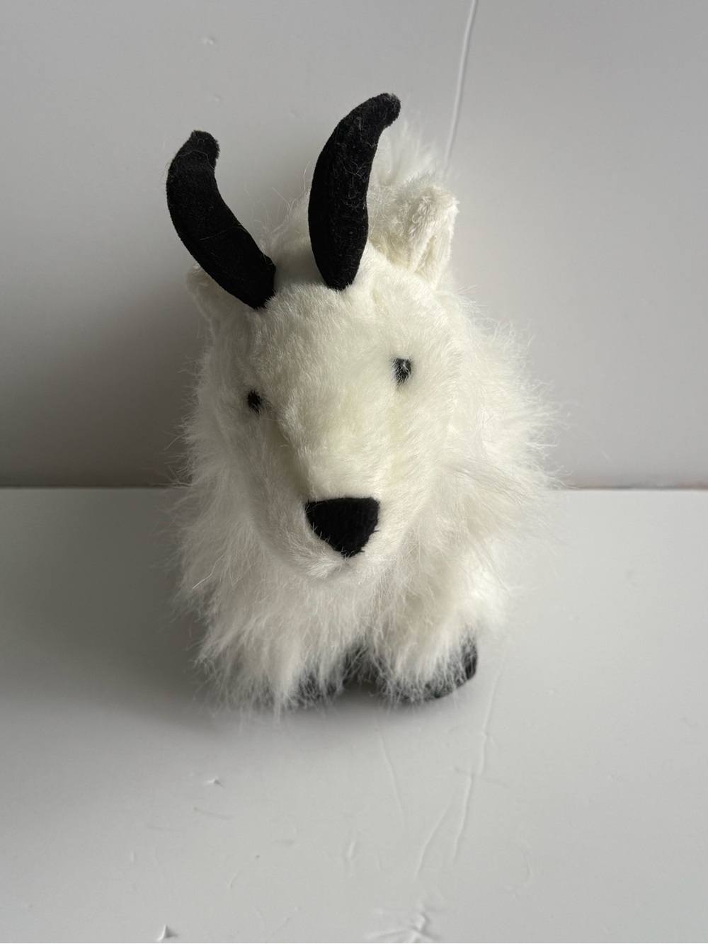 Ganz Webkinz Mountain Goat HM337 White Plush Stuffed Animal Toy No Code